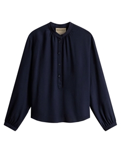 Блузка с длинным рукавом, синий Woolrich