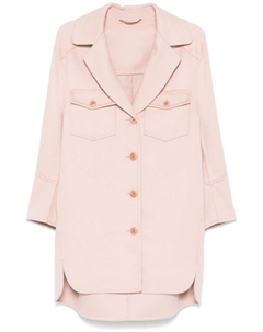 Шерстяное пальто, розовый Ermanno scervino