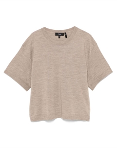 Топ из мериносовой шерсти, коричневый Theory