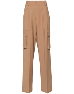 Брюки строгого кроя, нейтральный цвет Herno