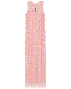 Платье макси без рукавов, розовый Rotate birger christensen