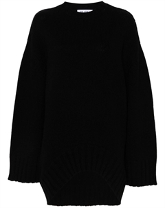 Трикотажное платье-свитер, черный The attico