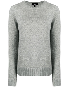 Джемпер с круглым вырезом, серый Theory