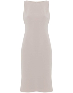 Креповое платье миди, серый Theory