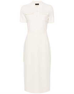 Платье миди Military, белый Theory