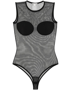 Полупрозрачное боди, черный Nensi dojaka