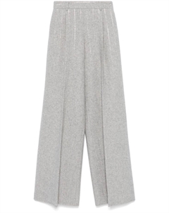 Брюки bootcut в тонкую полоску, серый Ermanno scervino