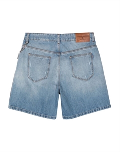 Джинсовые шорты с цепочкой, синий Ermanno scervino