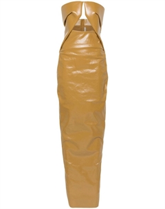 Длинное платье, желтый Rick owens