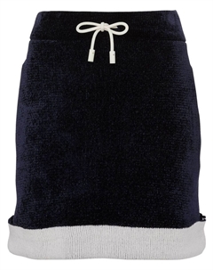 Юбка мини с контрастным подолом, синий Jw anderson
