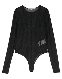 Полупрозрачное боди, черный Remain
