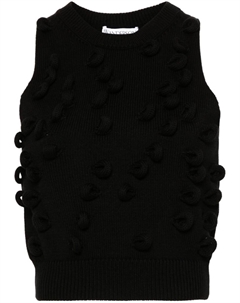 Трикотажный топ без рукавов, черный Jw anderson