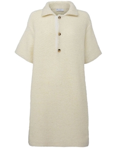 Трикотажное платье с логотипом, желтый Jw anderson