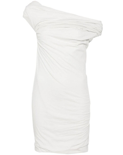 Платье мини на одно плечо, серый Msgm