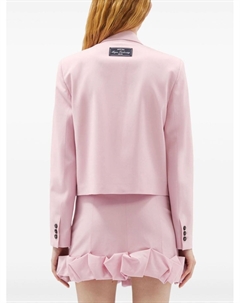 Укороченный блейзер, розовый Msgm