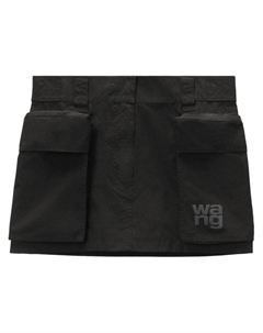 Мини-юбка с карманами карго, черный Alexander wang