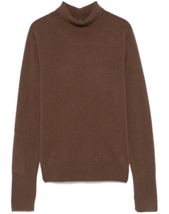 Кашемировый свитер с высоким воротом, коричневый Joseph