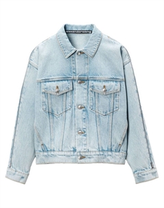 Джинсовая куртка с молниями, синий Alexander wang