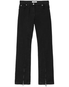 Прямые джинсы средней посадки, черный Msgm