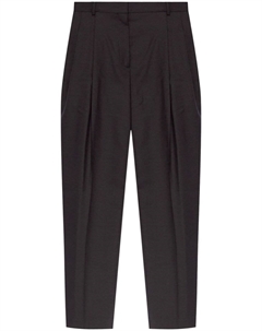 Зауженные шерстяные брюки, черный Paul smith