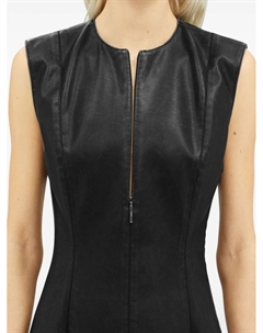 Платье миди с молнией, черный Msgm