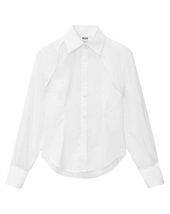 Рубашка со съемными рукавами, белый Msgm