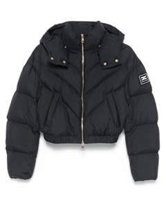 Укороченная куртка-пуховик, черный Elisabetta franchi