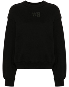 Толстовка с тисненым логотипом, черный Alexander wang