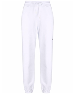 Джоггеры с логотипом, белый Msgm