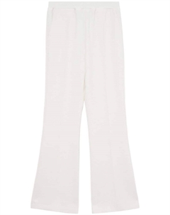 Расклешенные брюки из техноджерси, белый Jw anderson