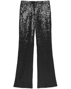 Брюки с пайетками, черный Msgm