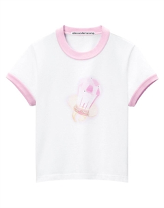 Футболка с логотипом, белый Alexander wang