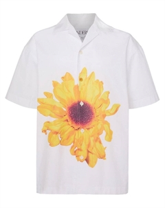 Рубашка с цветочным принтом, белый Jw anderson