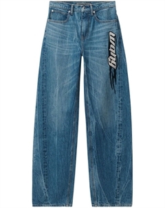 Джинсы с логотипом-нашивкой ballloon, синий Alexander wang