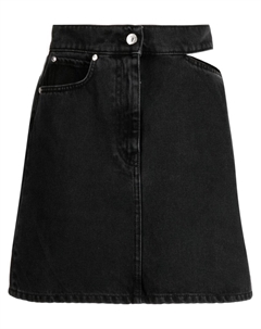 Джинсовая мини-юбка, черный Msgm