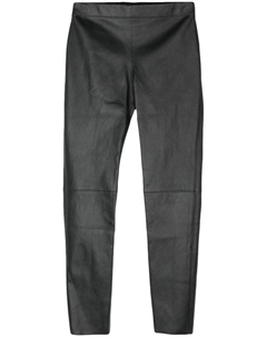 Кожаные легинсы, черный Joseph