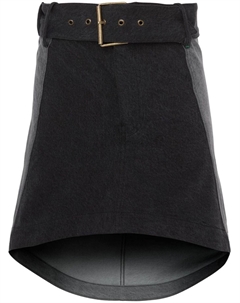 Джинсовая мини-юбка со вставками, серый Jw anderson