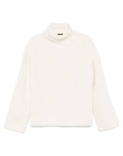Свитер с высоким воротником, белый Joseph