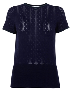 Топ с вышитым логотипом, синий Jw anderson