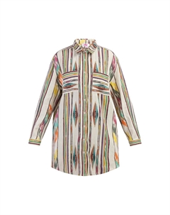 Платье-рубашка, цвет Mixed colors/White Mymo