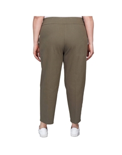 Классические прямые джинсовые брюки без застежки размера плюс Alfred dunner