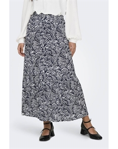 Длинная юбка с узором, белый Jdy