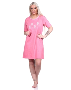 Ночная рубашка kurzen Ärmeln und Luftballonprint, розовый Normann