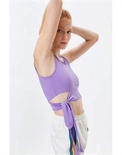 Бюстье с завязкой сбоку, фиолетовый Koton