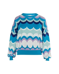 Свитер, цвет Sky blue/Dark blue Izia