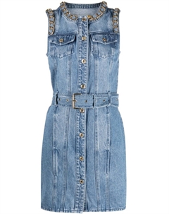 Джинсовое платье с цепочкой, синий Michael michael kors