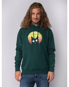 Толстовка Sweatshirt Sunset Cat, цвет Glazed Green Watapparel