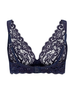 Треугольный бюстгальтер Triangle Bra Moments, темно-синий Hanro