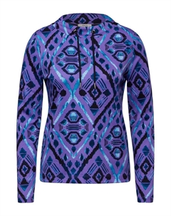 Лонгслив Shirt, фиолетовый Cecil