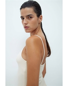 Майка, бежевый H&m